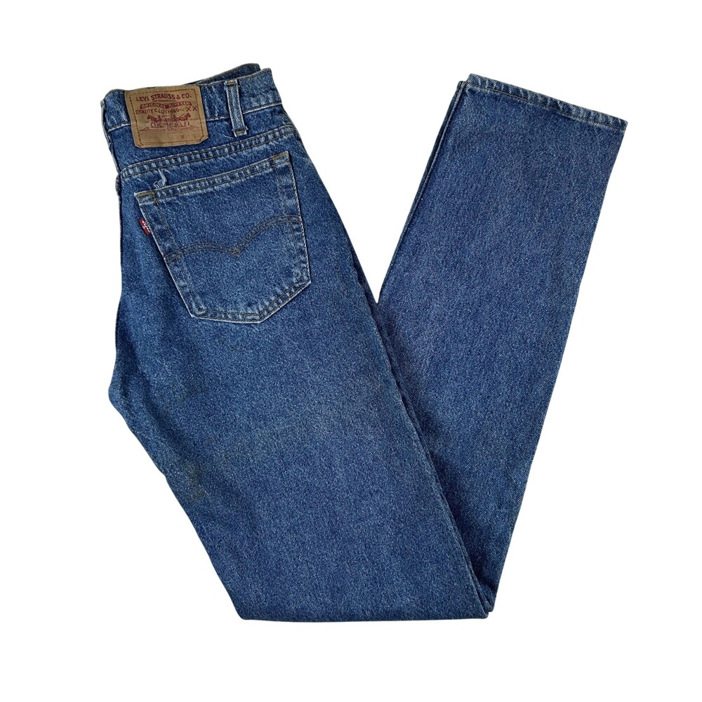 Vintage Levi's 505 Jeans Mens 32x36 Blue Denim Straight Leg Made In USA 90s